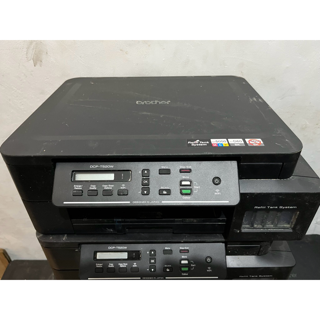 Bahan Printer Brother DCP T520 DW (bekas banjir)tanpa dus