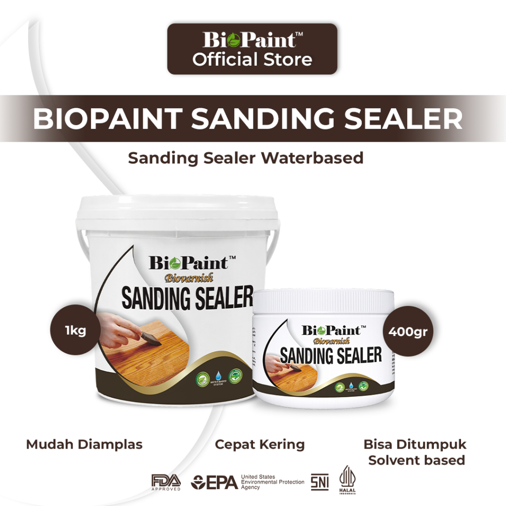 BIOVARNISH SANDING SEALER KAYU MURAH UNTUK FURNITURE