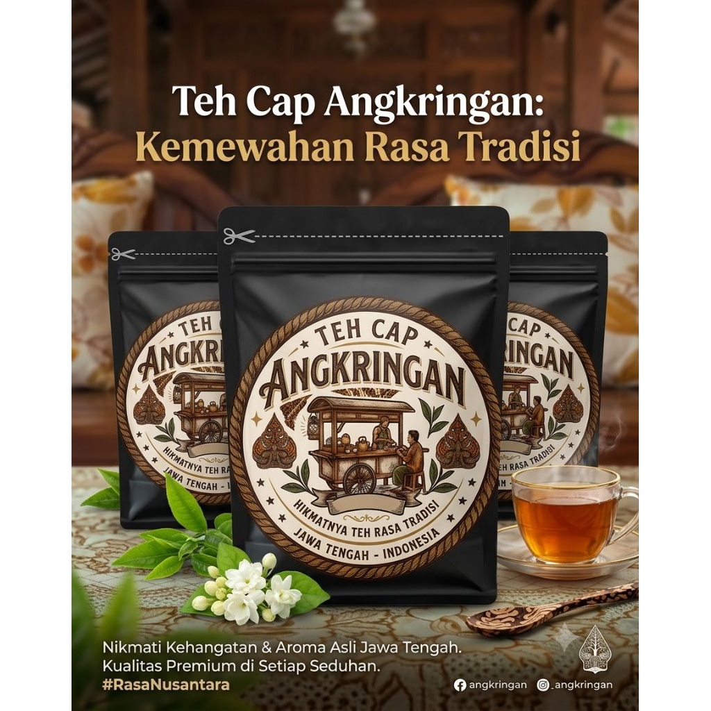 Paket Usaha Teh Cap Angkringan 4 Pcs