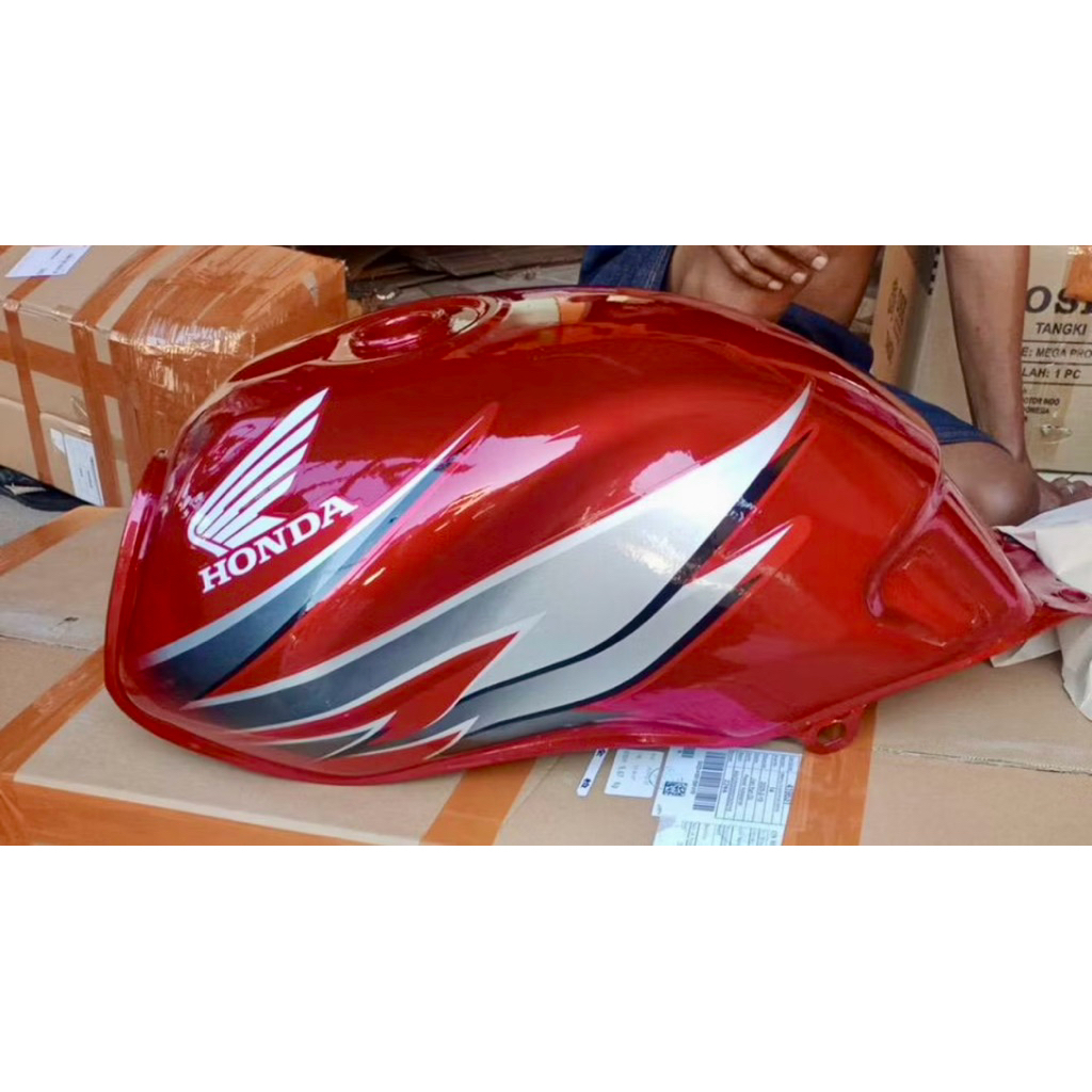 tangki bensin megapro primus megapro new seri tahun 2006-2009 warna merah original import