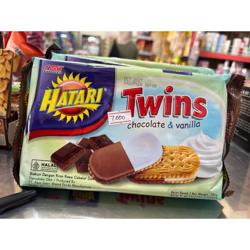 HATARI TWINS CHOCOLATE & VANILA 190g