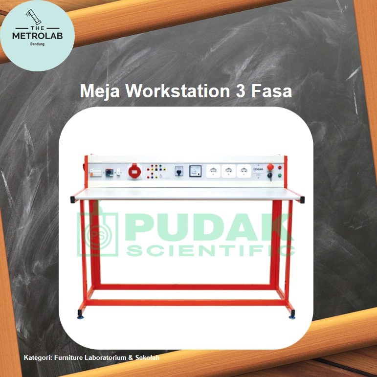 Meja Workstation 3 Fasa