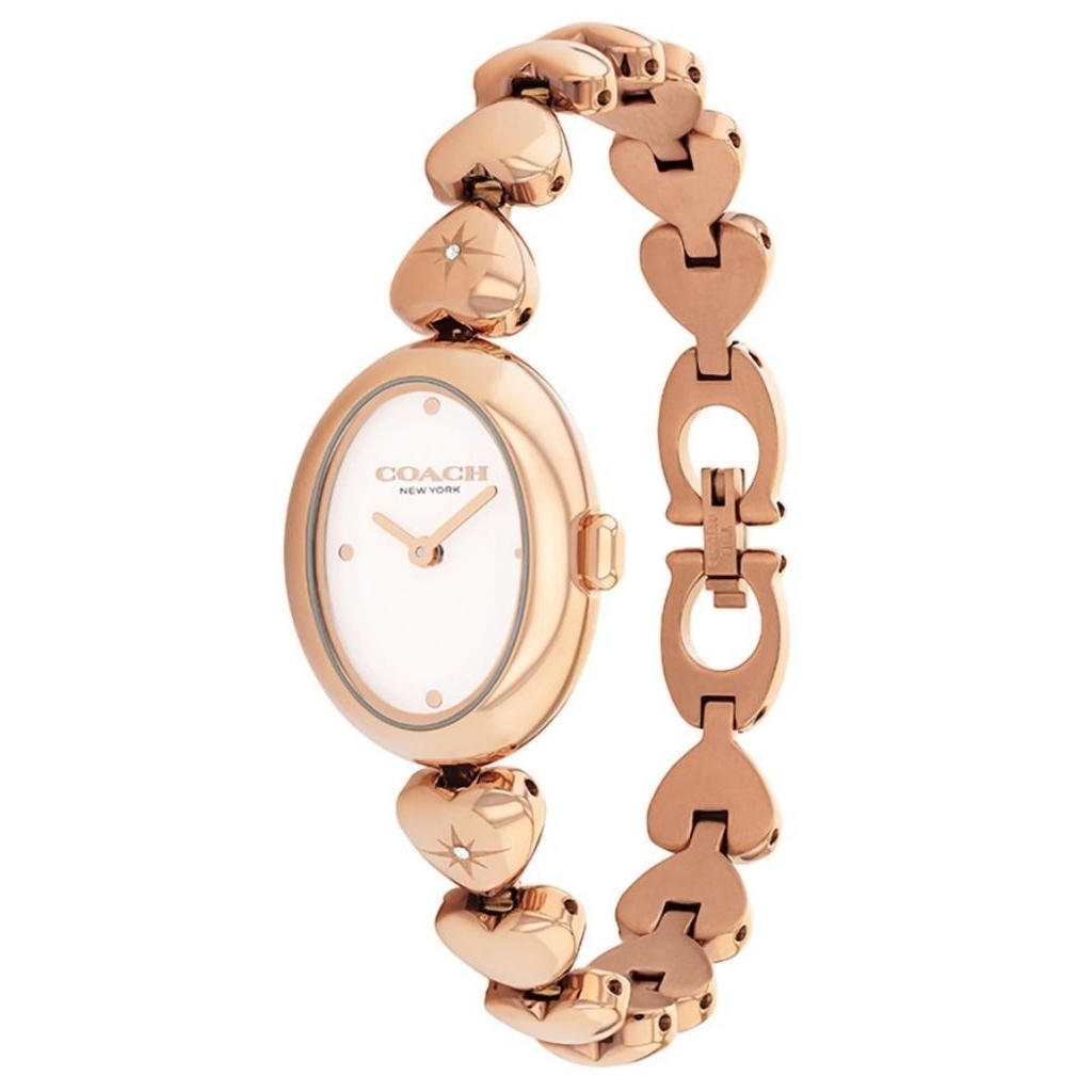 Jam Tangan Coach 14504640 Rantai Rosegold Wanita Original