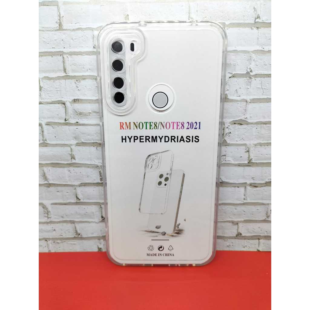 SOFTCASE BENING TRANSPARAN + PROTECT CAMERA REDMI NOTE 8 <POD>