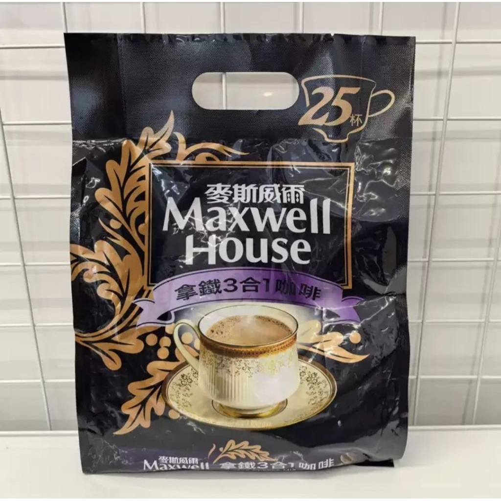maxwell house coffee kopi latte isi 25 sachet