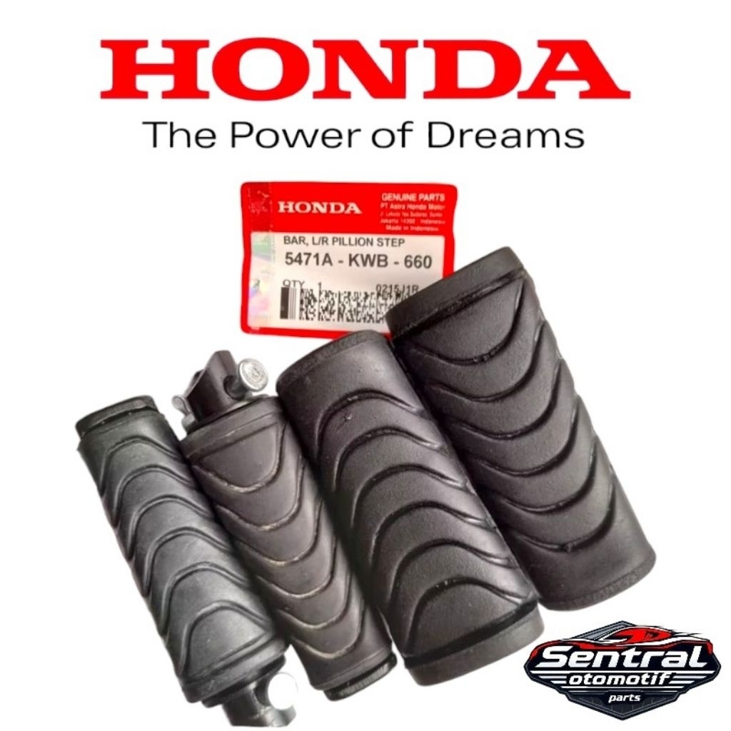 PAKET KARET STEP BARSTEP DEPAN PLUS BELAKANG HONDA BLADE REVO ABSOLUTE REFO FIT BLADE NEW REVO INJEK