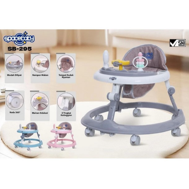 Baby walker | baby walker space baby | Space Baby SB-295 Bisa Dilipat