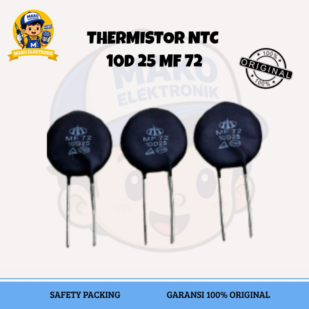 NTC 10D25 MF72 THERMISTOR NTC 10D-25 MF 72