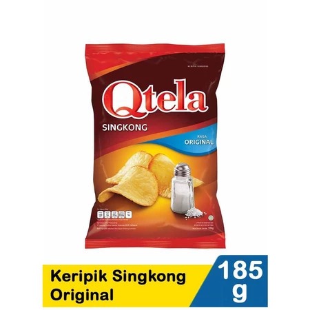 SSG Qtela Keripik Singkong Original 175gr Kripik Singkong QTELA