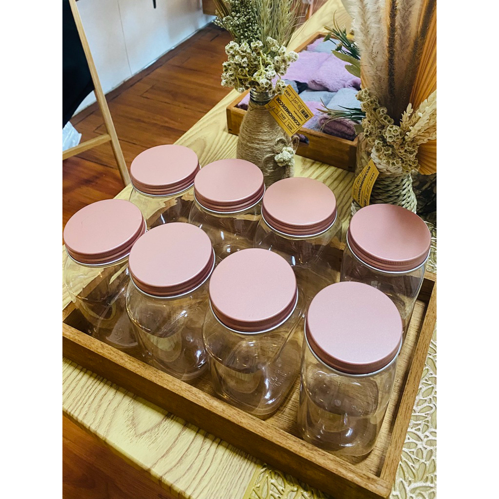 Toples Plastik Estetik Tutup Pink