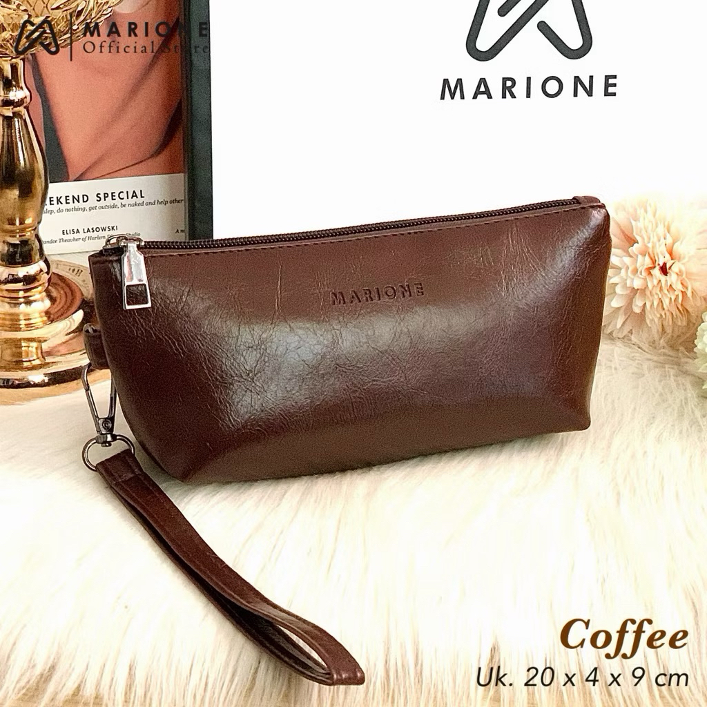 MARGIEBAG x MARIONE - Dompet NICOLE Hpo Multifungsi Serbaguna Dompet Kulit Wanita Pria Kas Hp Murah