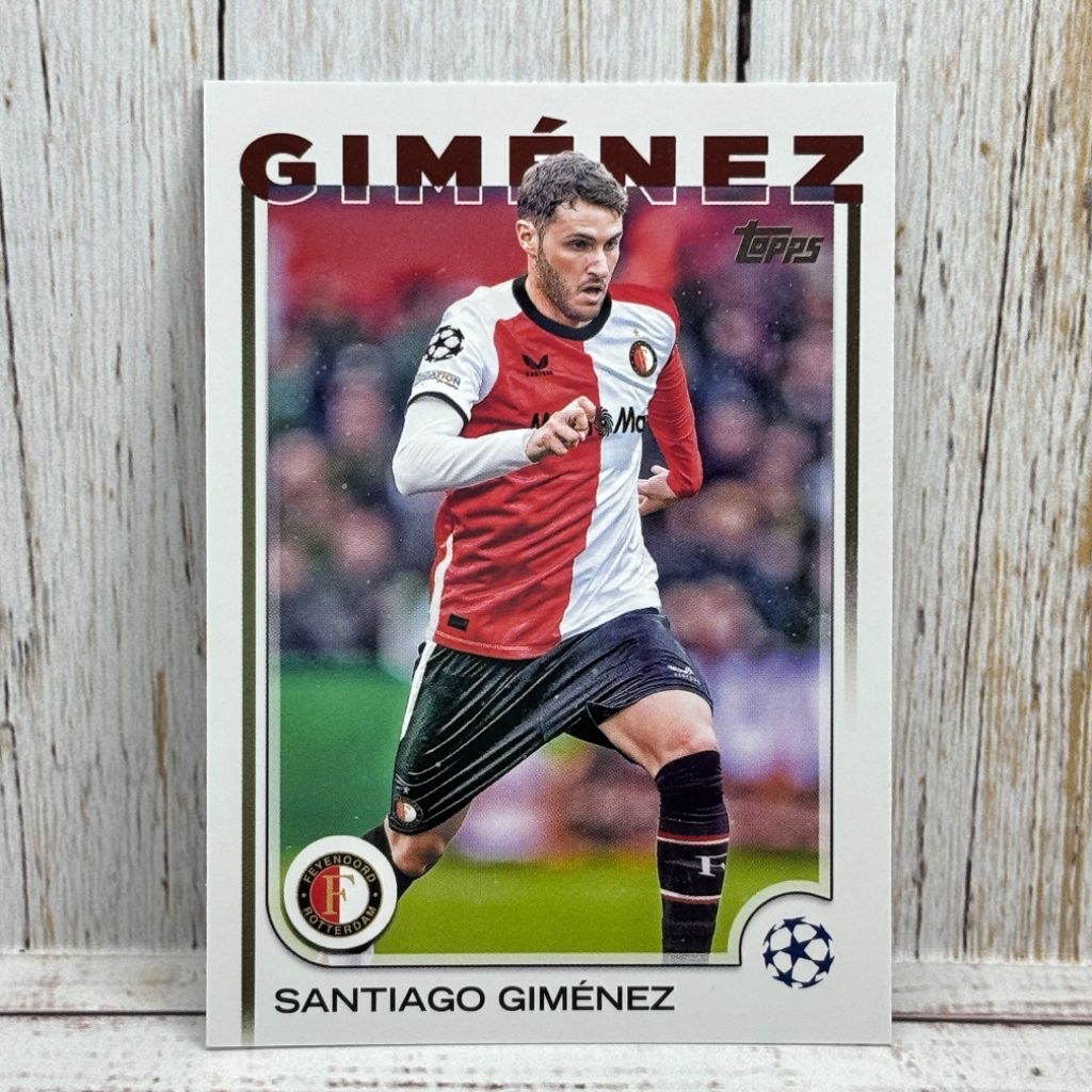 Kartu Bola Santiago Gimenez Feyenoord Topps UCC Original