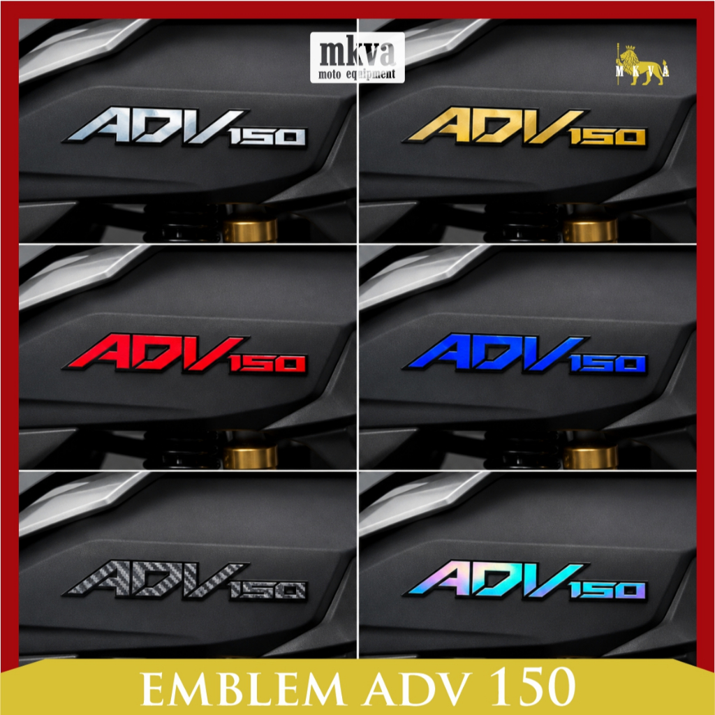 ADV 150 EMBLEM TIMBUL BUKAN STIKER AKSESORIS MOTOR ADV150