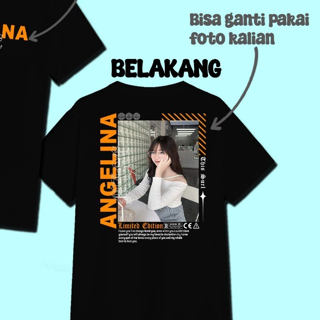 Baju Sablon Custom Foto Sendiri Kaos Sablon Foto Satuan Kaos Pria dan Wanita Distro kaos aesthetic