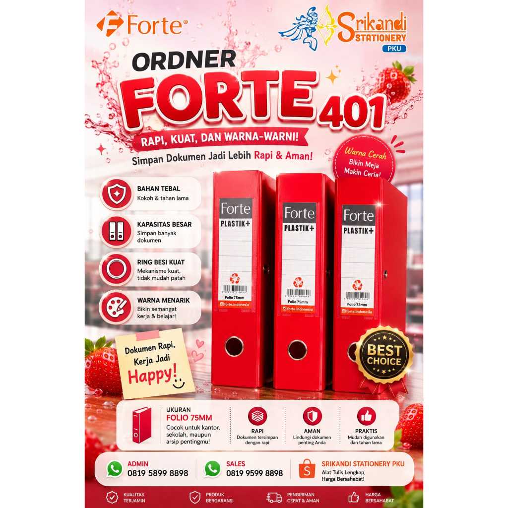 MAP ORDNER FOLIO FORTE 401 PLASTIK