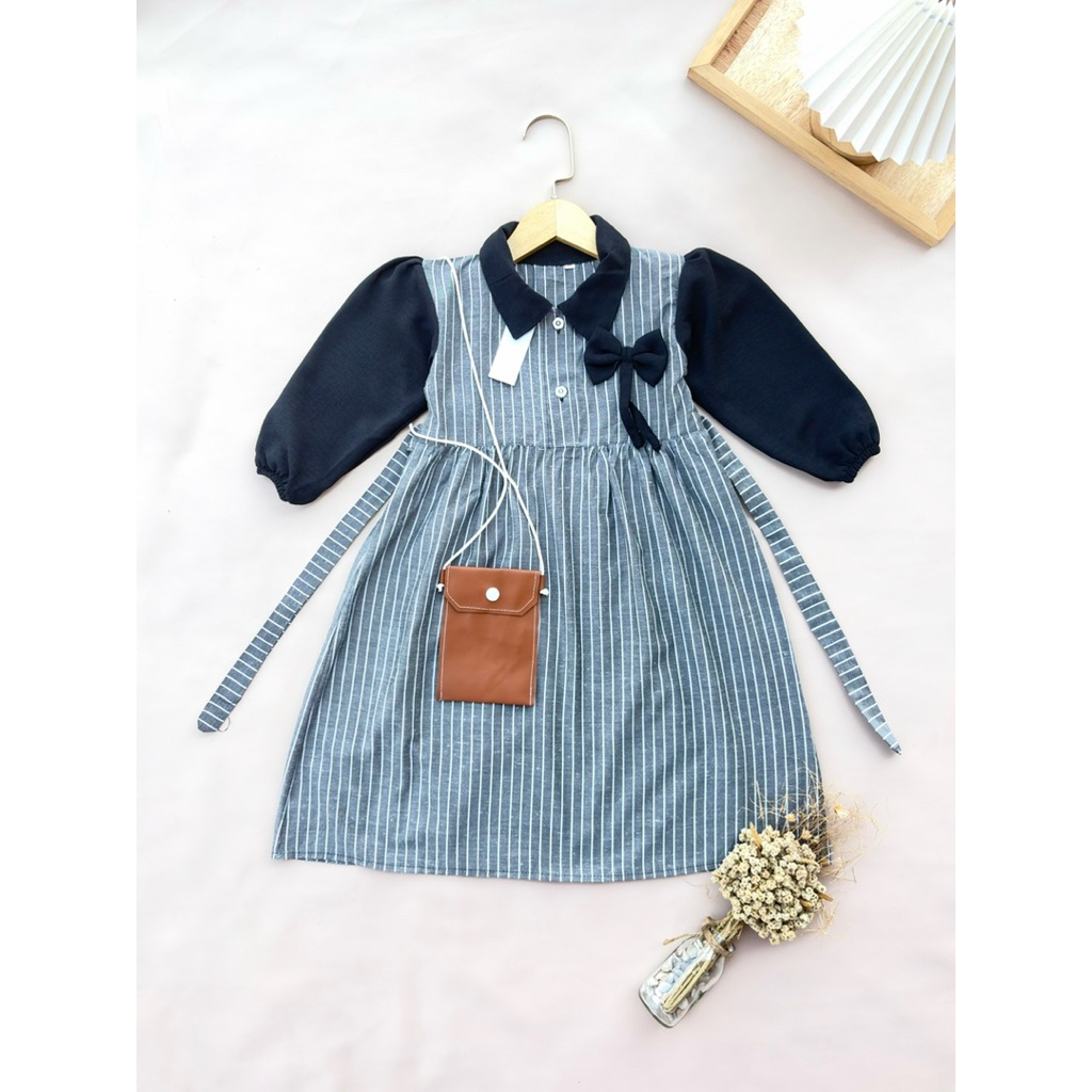 Gamis Anak Perempuan 1-9 Tahun FREE TAS Model Andini
