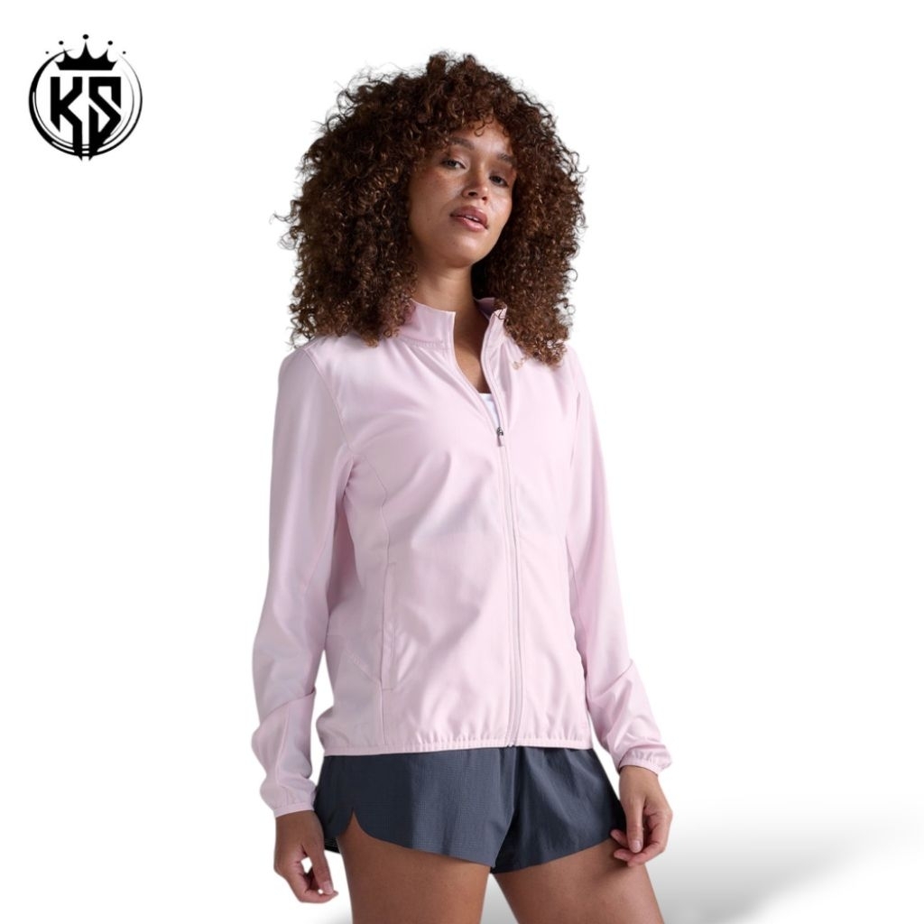 2XU Aero Jacket Women's Pink Frost/Pink Reflective