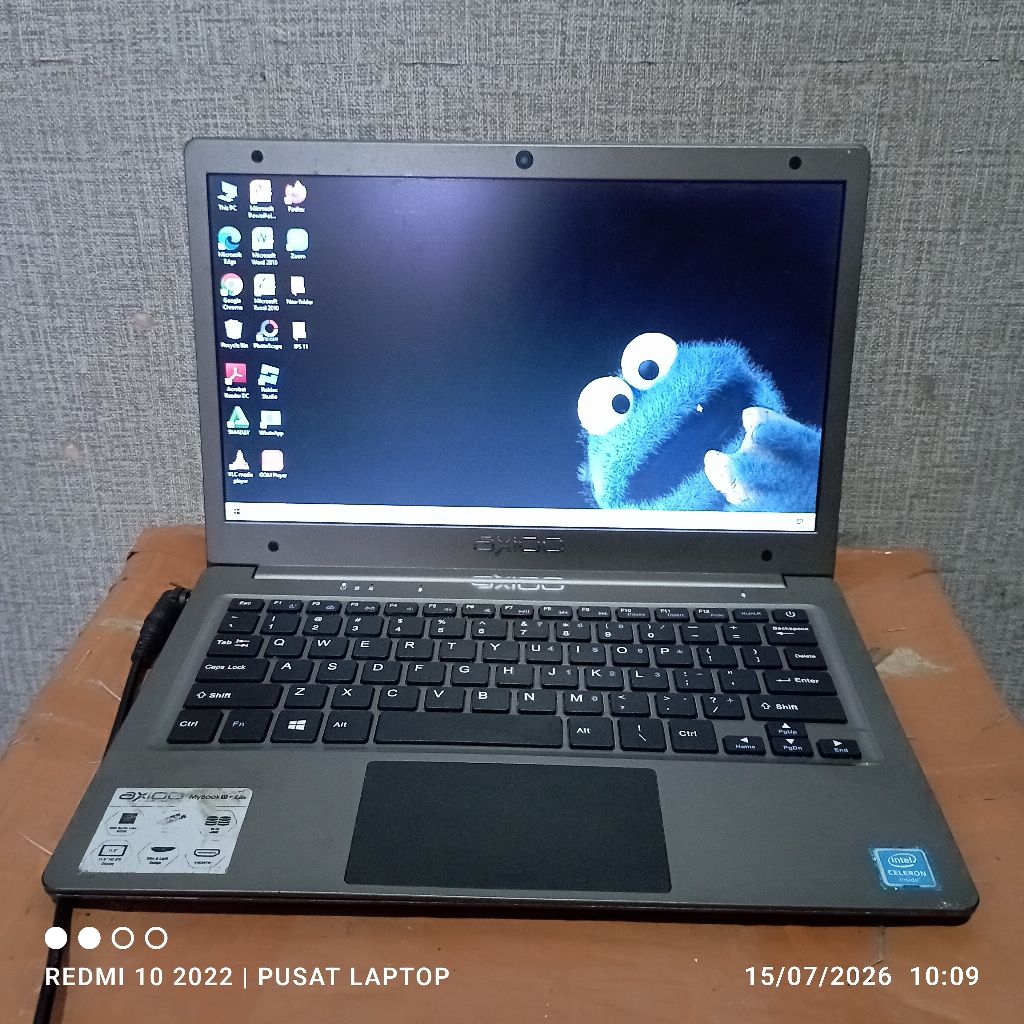 Notebook Axioo CM1185/ Mybook 11+ Lite windows 8 Intel Celeron-N3350 Ram4gb HDD80GB Lcd11in Mesin No