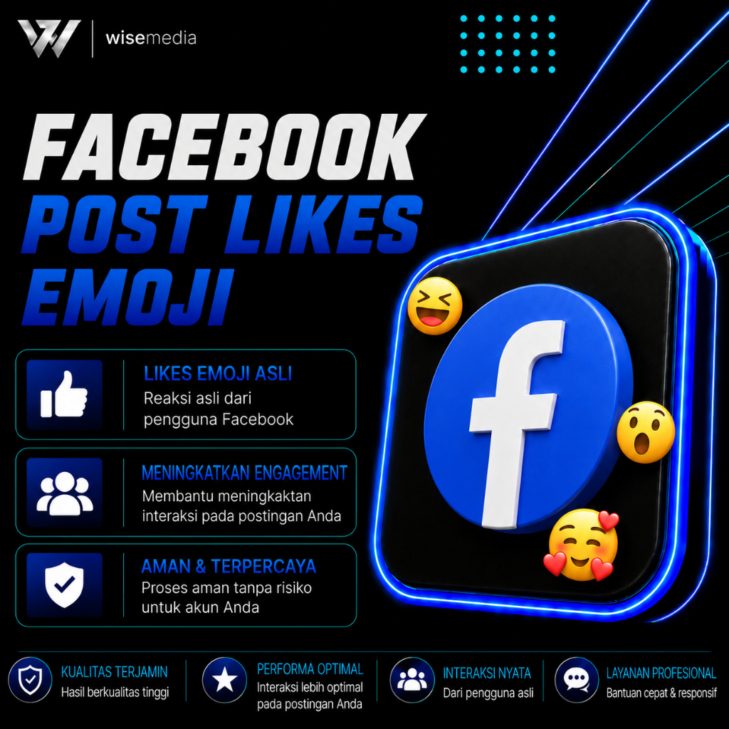Facebook Post Likes Emoji | Reaksi Emoji Facebook | Facebook Post Reactions | Jasa Reaksi Facebook