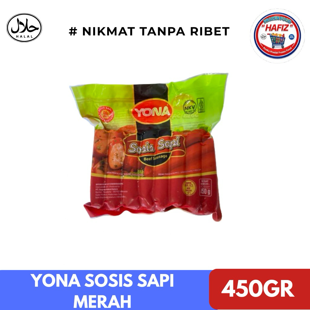 yona sosis beef merah 450gr