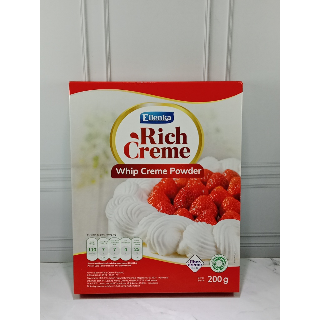 Rich Whip Cream Ellenka 200 gr / Whip Cream Bubuk