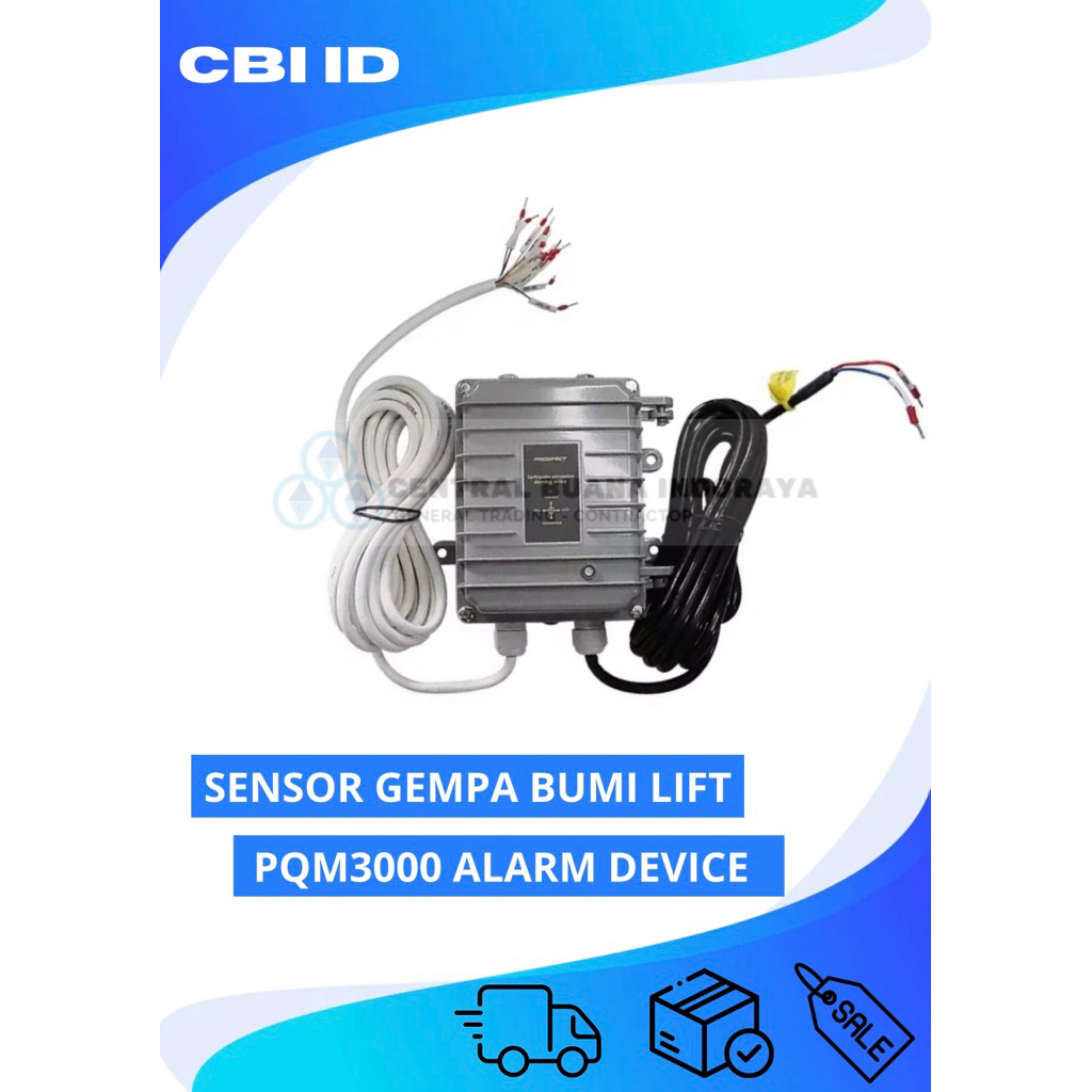 Sensor Gempa Bumi Elevator/ Prospect PQM3000 Earthquake Alarm