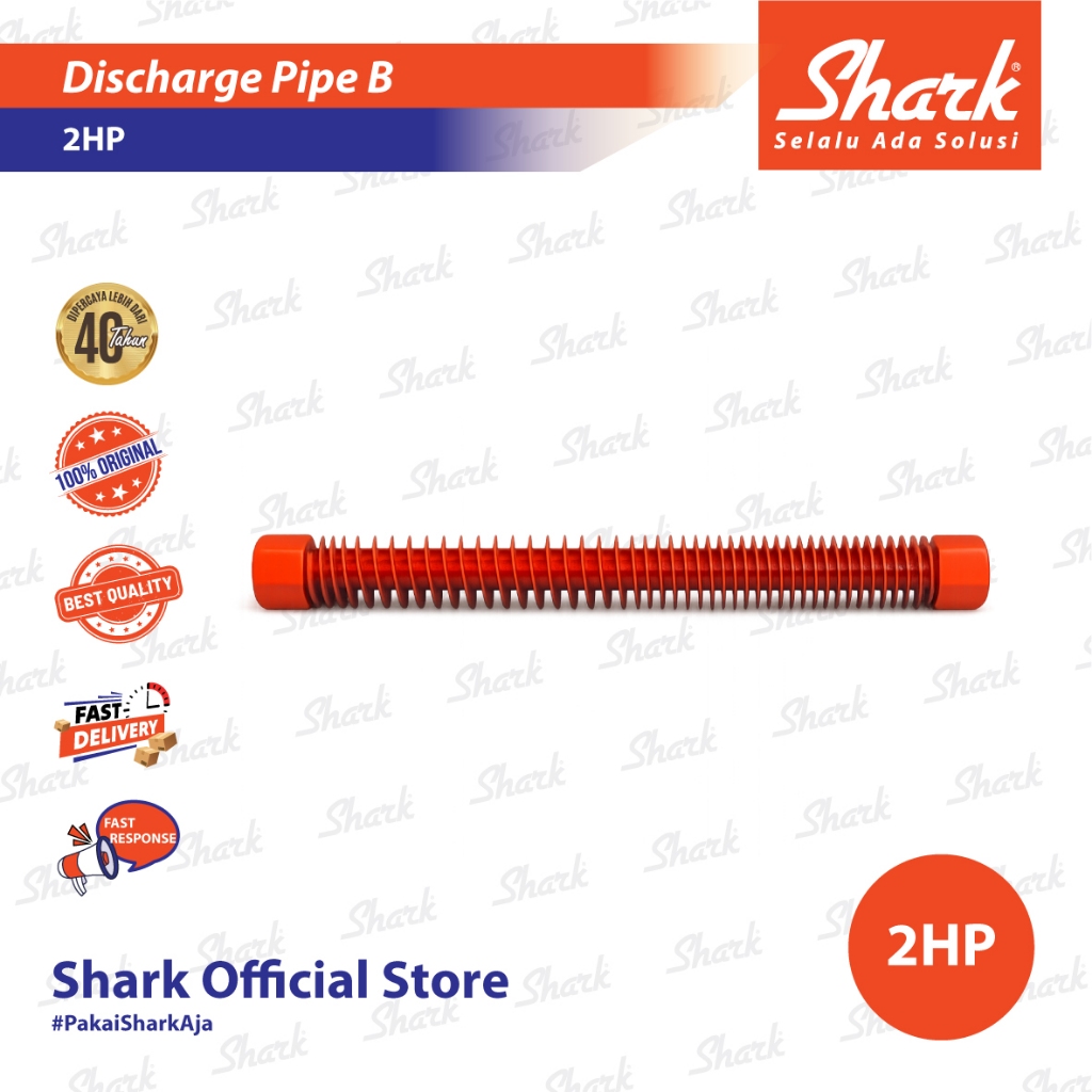 Discharge Pipe B Kompresor Shark 2Hp