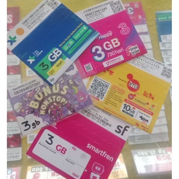 kartu perdana INDOSAT |M3 oke siap pakai|murah KUOTA NASIONAL 3gb30hari
