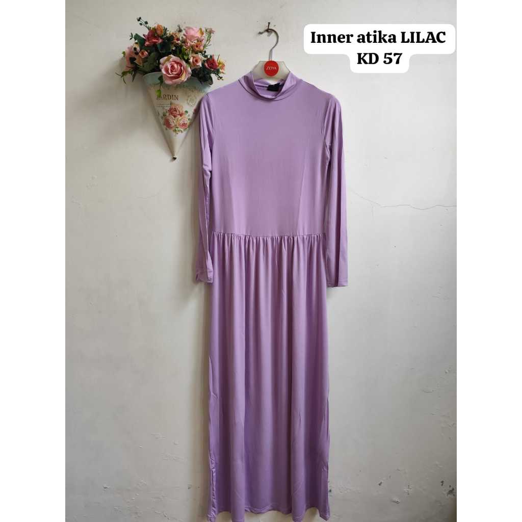 ZOYA INNER GAMIS INNER ATIKA WARNA LILAC