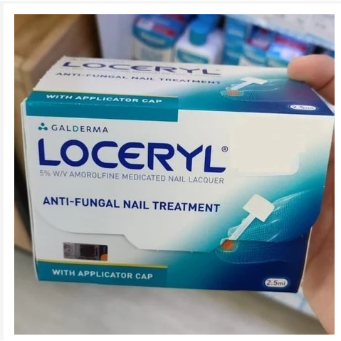Original Stok Galderma Loceryl Nail Lacquer 5% 2.5ml Kuku Rusak