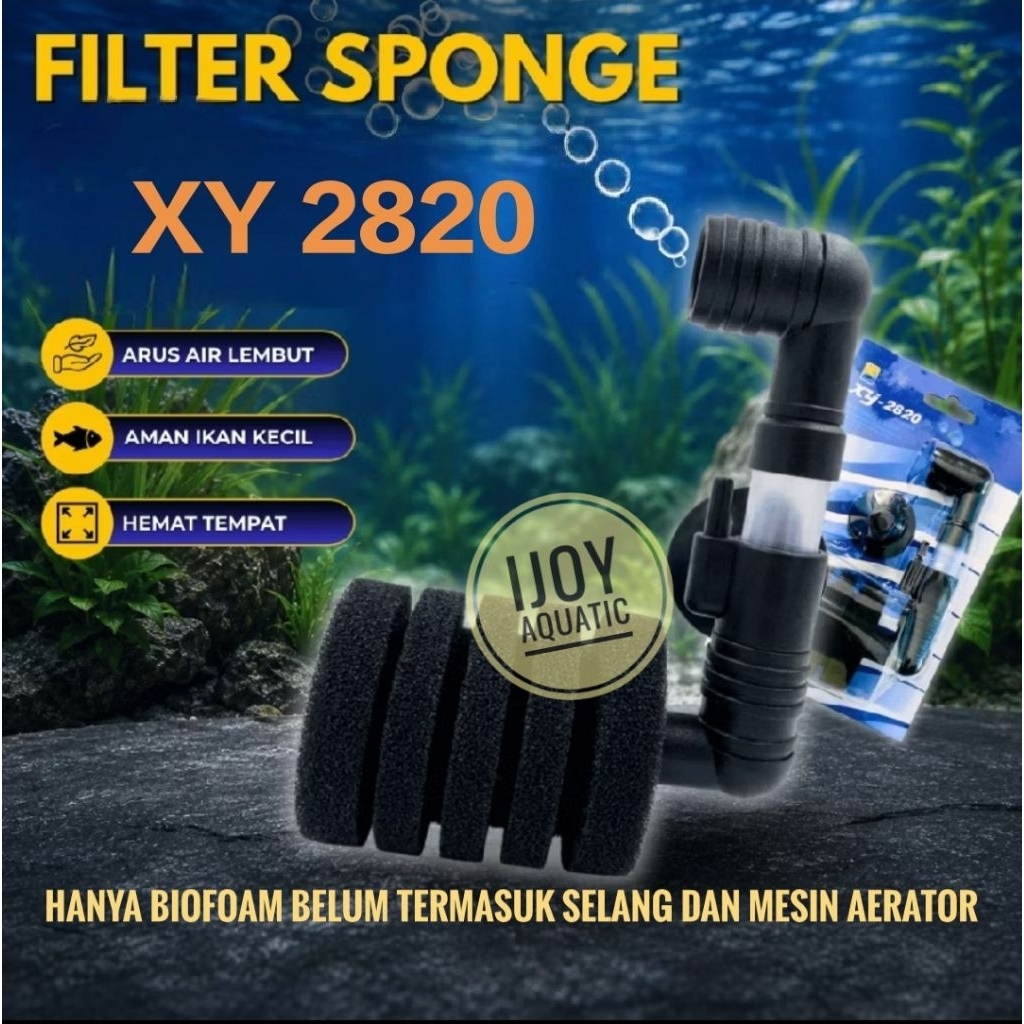 BIOFOAM XINYOU XY2820 Sponge Filter Biofoam Media filter akuarium