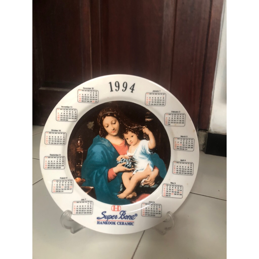 keramik kalender tahun 1994