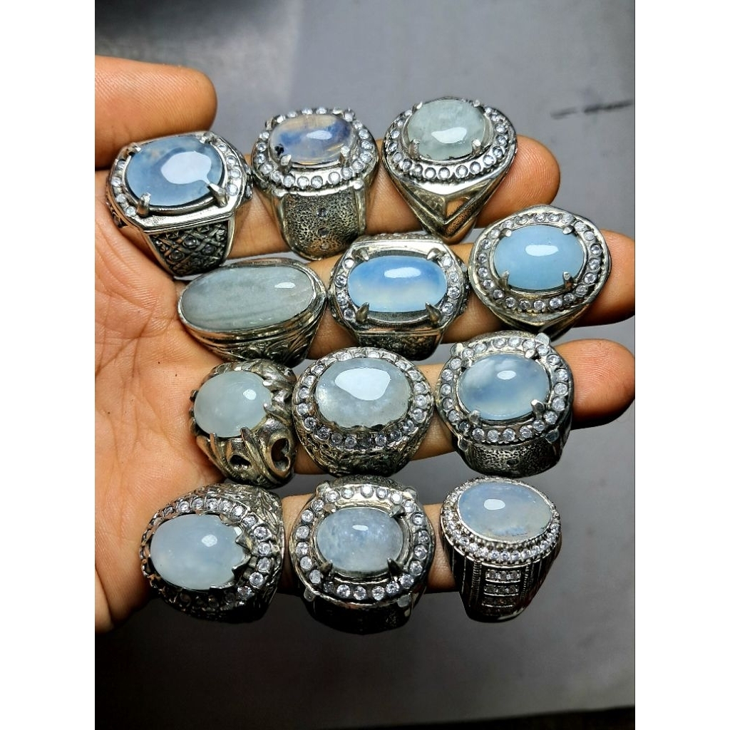 cincin aquamarine beryl