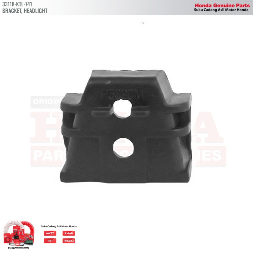 Breket Lampu Utama Honda New Supra Fit - 33118KTL741 - BRACKET, HEADLIGHT