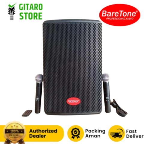 Baretone Speaker Portable MAX10HE Speaker Bluetooth 10inch Speaker Baretone MAX 10HE