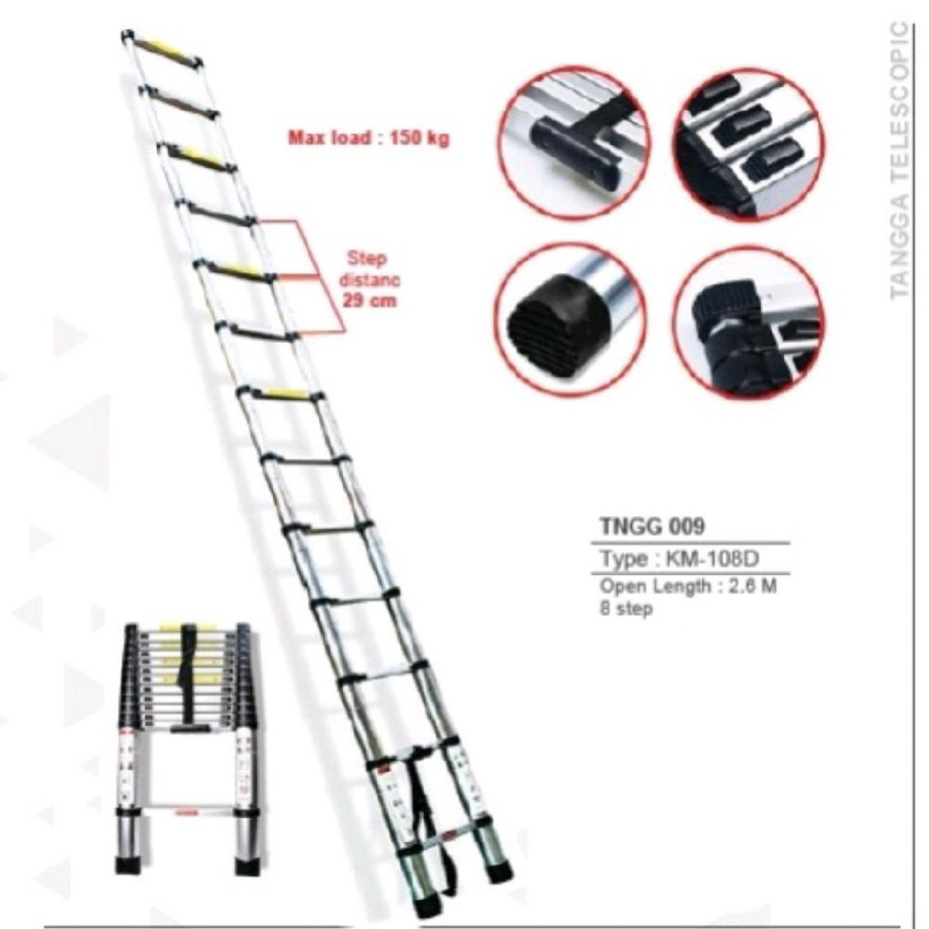 Tangga KenMaster 2,6Meter KM-108D