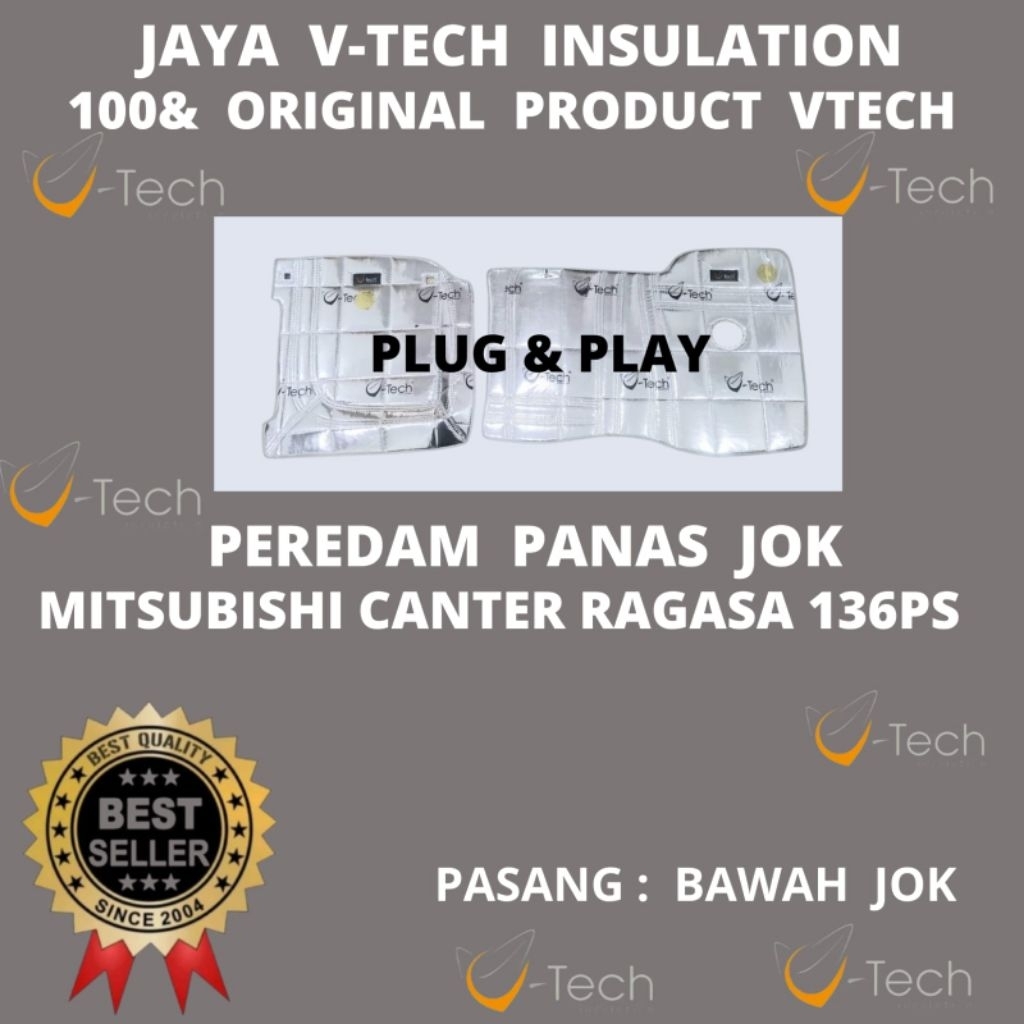 VTECH ORIGINAL , Peredam Panas Jok MITSUBISHI CANTER RAGASA 136PS