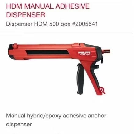 GUN HILTI HDM 500.