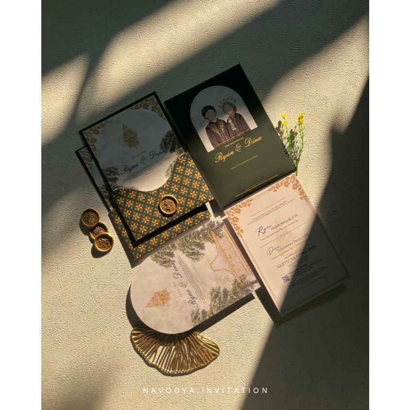 Undangan pernikahan softcover satuan | Undangan custom | tanpa minimalorder