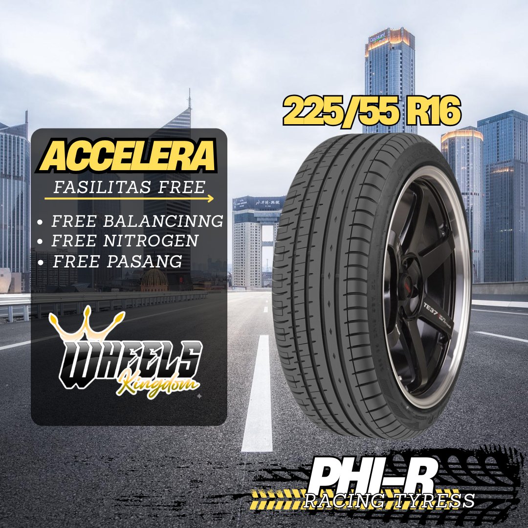 ACCELERA PHI-R 225/55 R16 - BAN MOBIL ACCELERA PHI R 225 55 R16