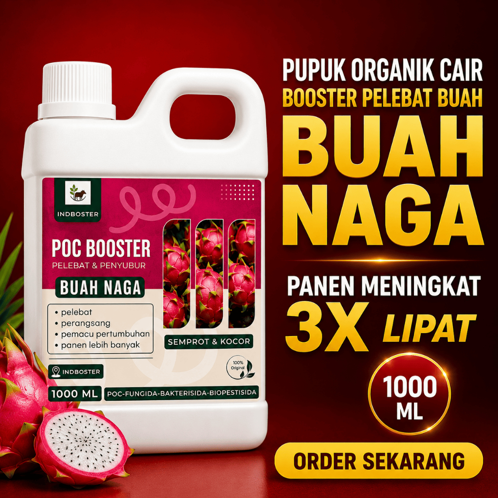 Pupuk Buah Naga Agar Berbuah Lebat / Pupuk Buah Naga Merah / Pupuk Pelebat Buah Naga / Pupuk Booster