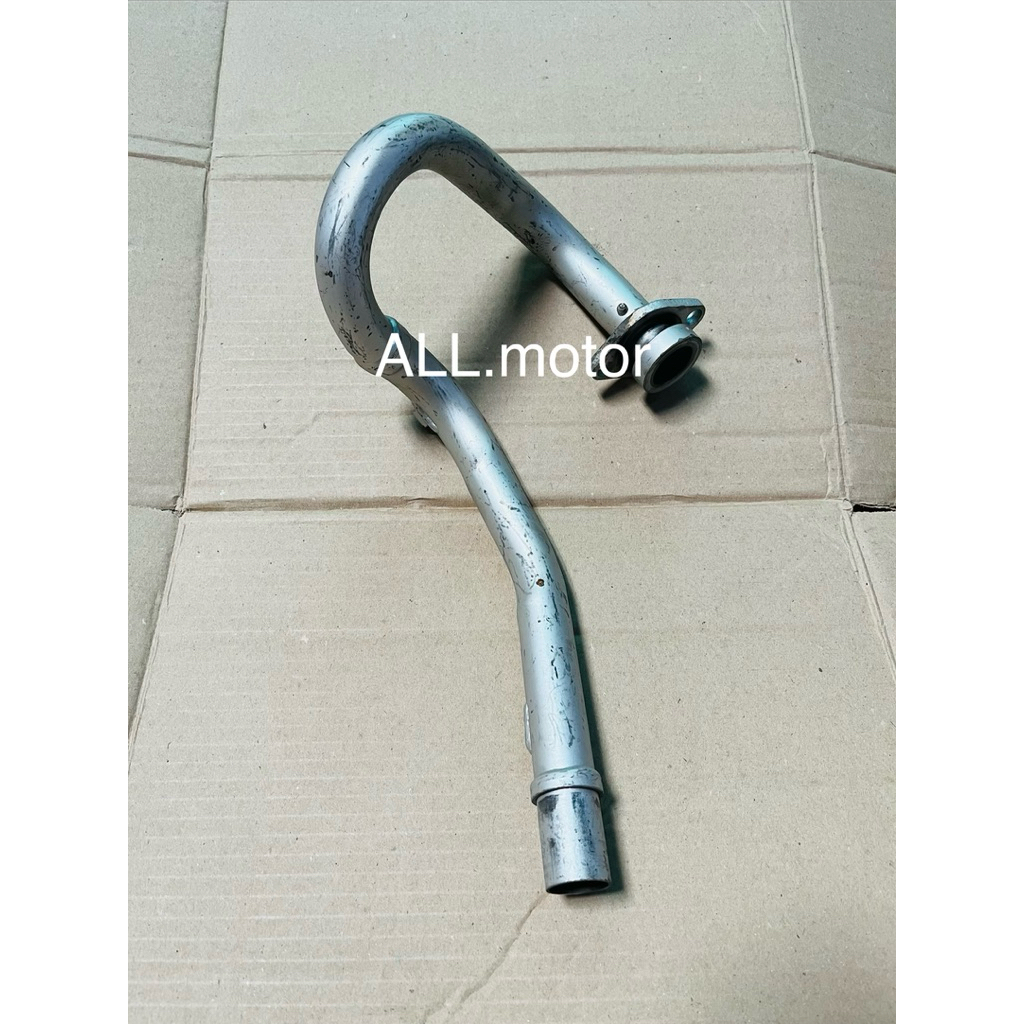 leheran leher knalpot kenalpot Kawasaki KLX 140 original leher knalpot klx 140