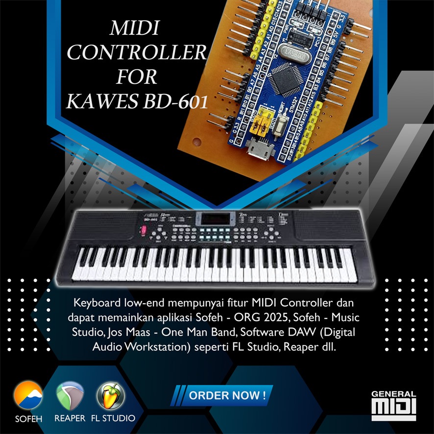 Keyboard Kawes BD-601 Oprek Oprekan (Modified) ORG 24 2025