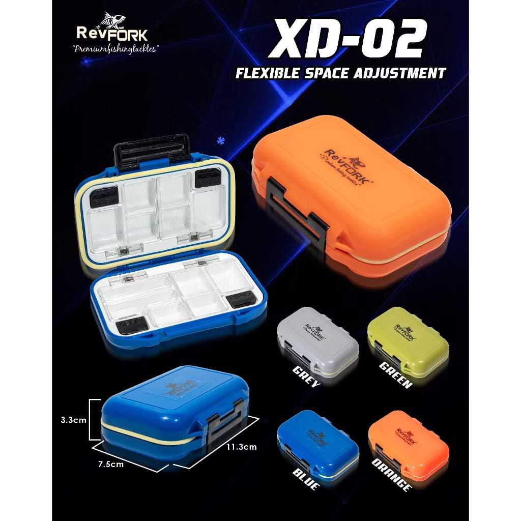 TACKLE BOX REVFORK XD-02 | Waterproof Tackle Box