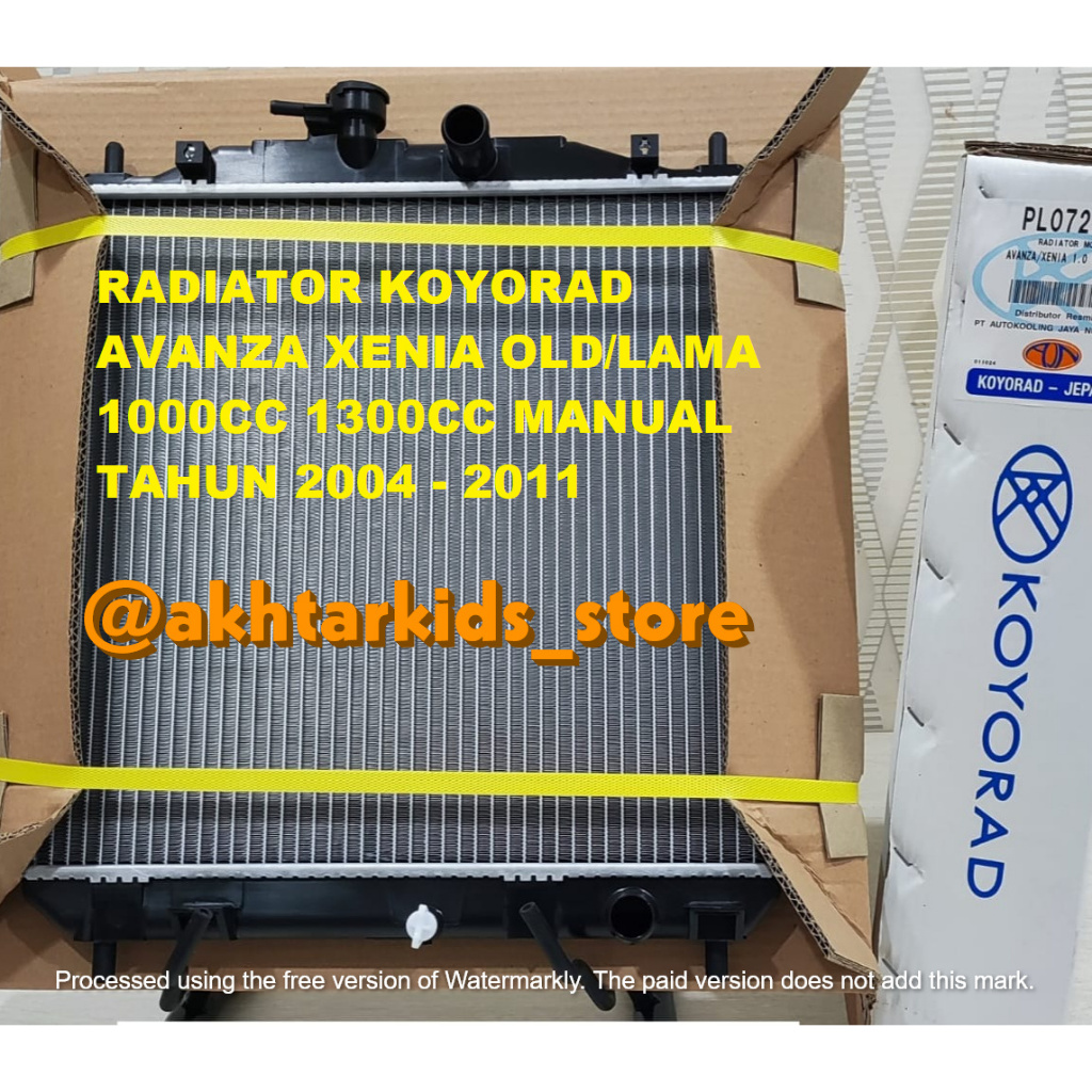 Radiator Avanza Xenia Old Lama 1000CC 1300CC Manual Koyorad 2004 - 2011