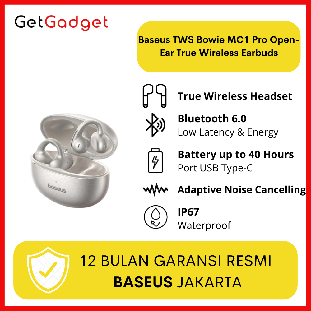 Baseus TWS Bowie MC1 Pro Open-Ear True Wireless Earbuds