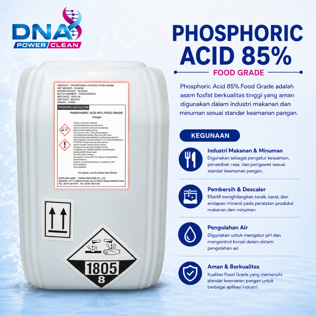 [DNA] ASAM FOSFAT / PHOSPORIC ACID 35 KG