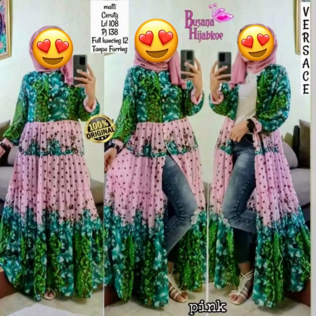 gamis/outer ceruty preloved