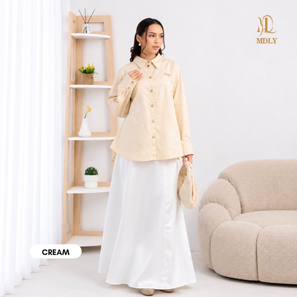 MDLY/Fany blouse by Mdly/Blouse terbaru/Blouse elegant/Blouse premium