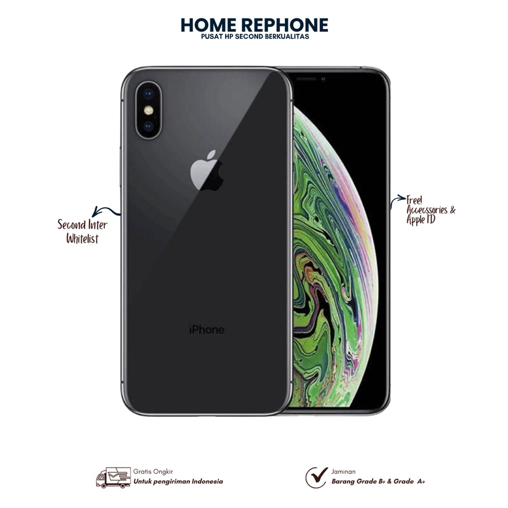 IPHONE XS MAX 256GB BEKAS IBOX | FULLSET